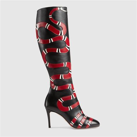 gucci snake booys|Gucci boots snake bottom.